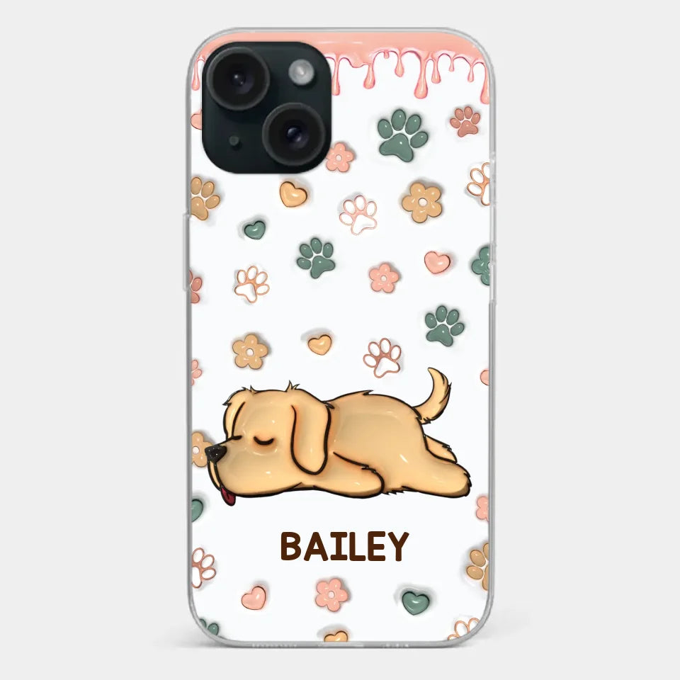 The Love Of A Pet Is Unconditional - Dog & Cat Personalized Custom 3D Inflated Effect Printed Clear Phone Case - Gift For Pet Owners, Pet Lovers