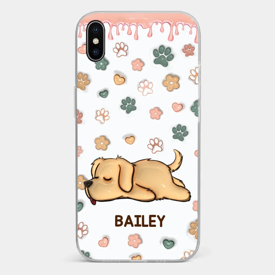 The Love Of A Pet Is Unconditional - Dog & Cat Personalized Custom 3D Inflated Effect Printed Clear Phone Case - Gift For Pet Owners, Pet Lovers
