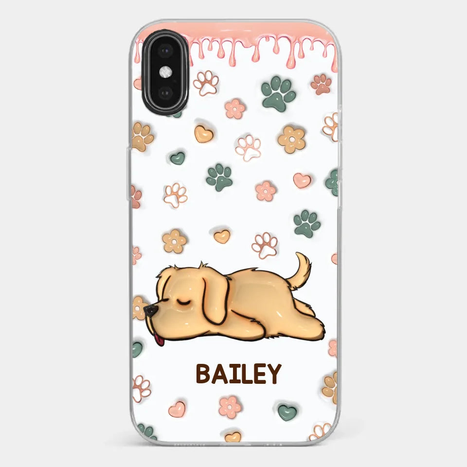 The Love Of A Pet Is Unconditional - Dog & Cat Personalized Custom 3D Inflated Effect Printed Clear Phone Case - Gift For Pet Owners, Pet Lovers
