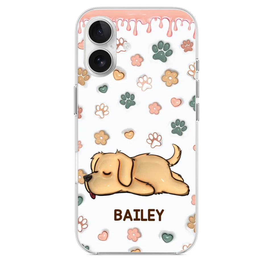 The Love Of A Pet Is Unconditional - Dog & Cat Personalized Custom 3D Inflated Effect Printed Clear Phone Case - Gift For Pet Owners, Pet Lovers