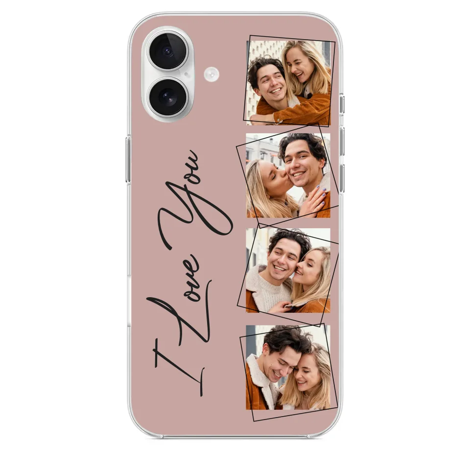 Custom Photo I Love You So Much - Couple Personalized Custom Clear Phone Case - Gift For Husband Wife, Anniversary