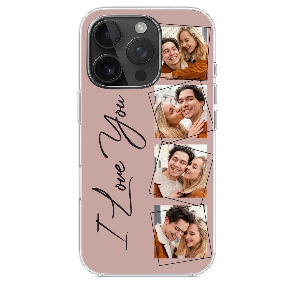 Custom Photo I Love You So Much - Couple Personalized Custom Clear Phone Case - Gift For Husband Wife, Anniversary