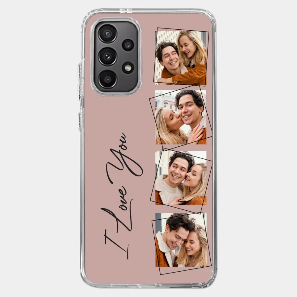Custom Photo I Love You So Much - Couple Personalized Custom Clear Phone Case - Gift For Husband Wife, Anniversary