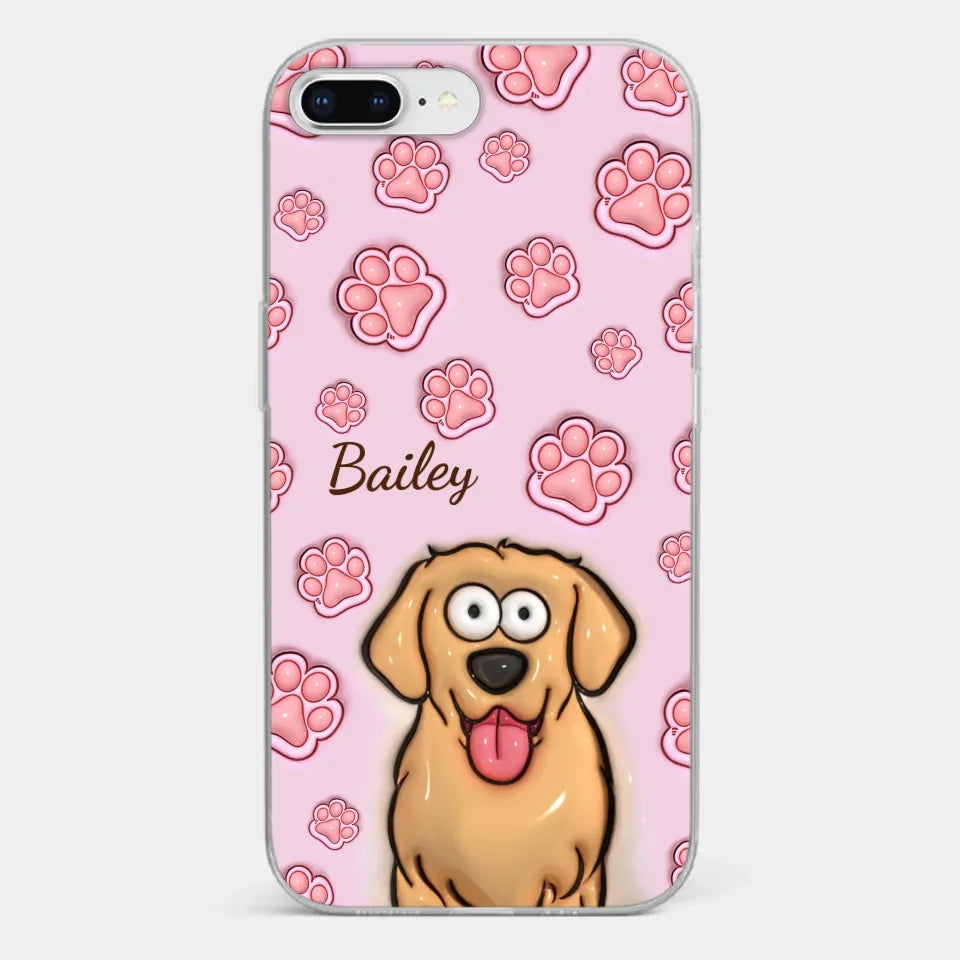 Furry Friends Are The Ultimate Healers - Dog & Cat Personalized Custom 3D Inflated Effect Printed Clear Phone Case - Gift For Pet Owners, Pet Lovers