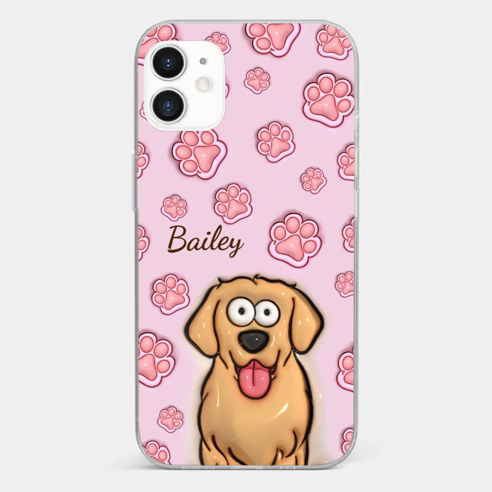 Furry Friends Are The Ultimate Healers - Dog & Cat Personalized Custom 3D Inflated Effect Printed Clear Phone Case - Gift For Pet Owners, Pet Lovers