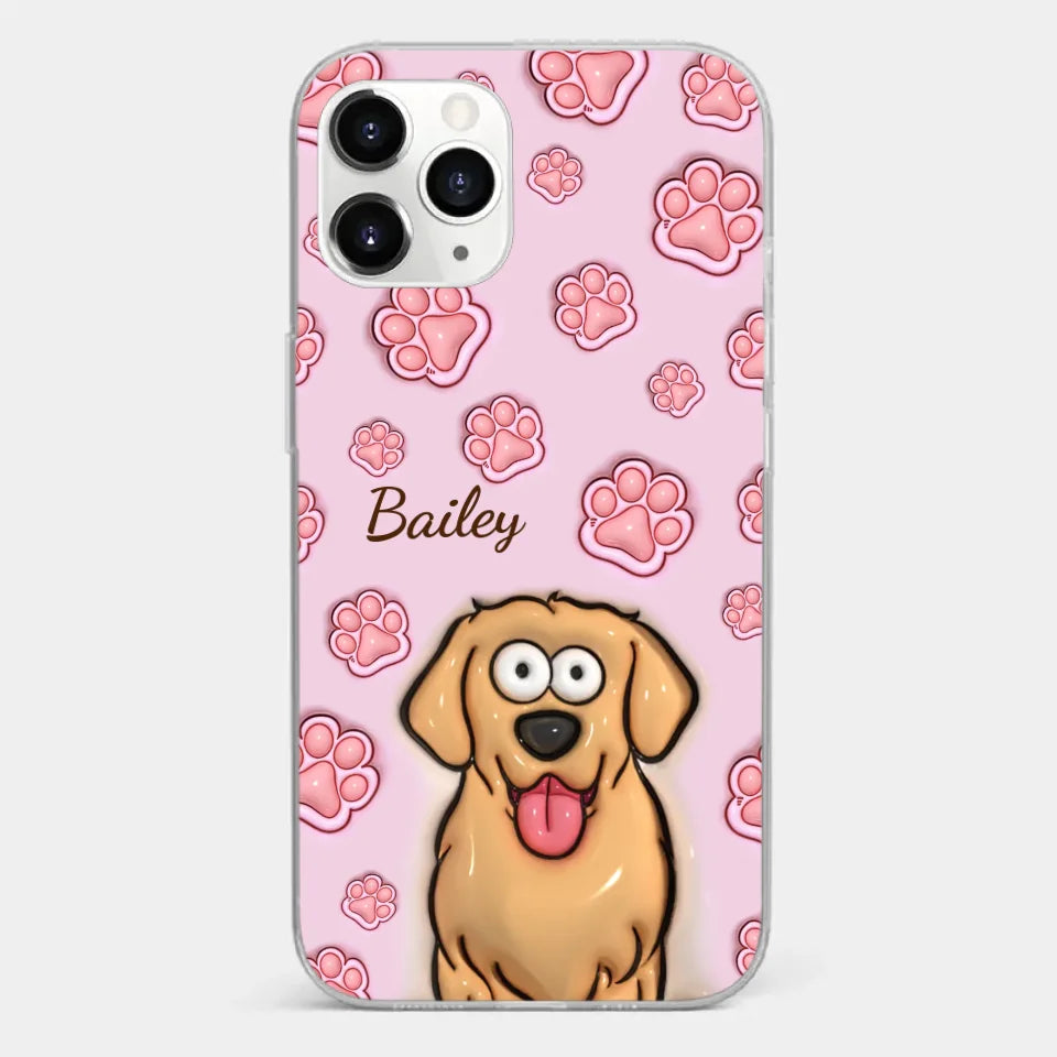 Furry Friends Are The Ultimate Healers - Dog & Cat Personalized Custom 3D Inflated Effect Printed Clear Phone Case - Gift For Pet Owners, Pet Lovers