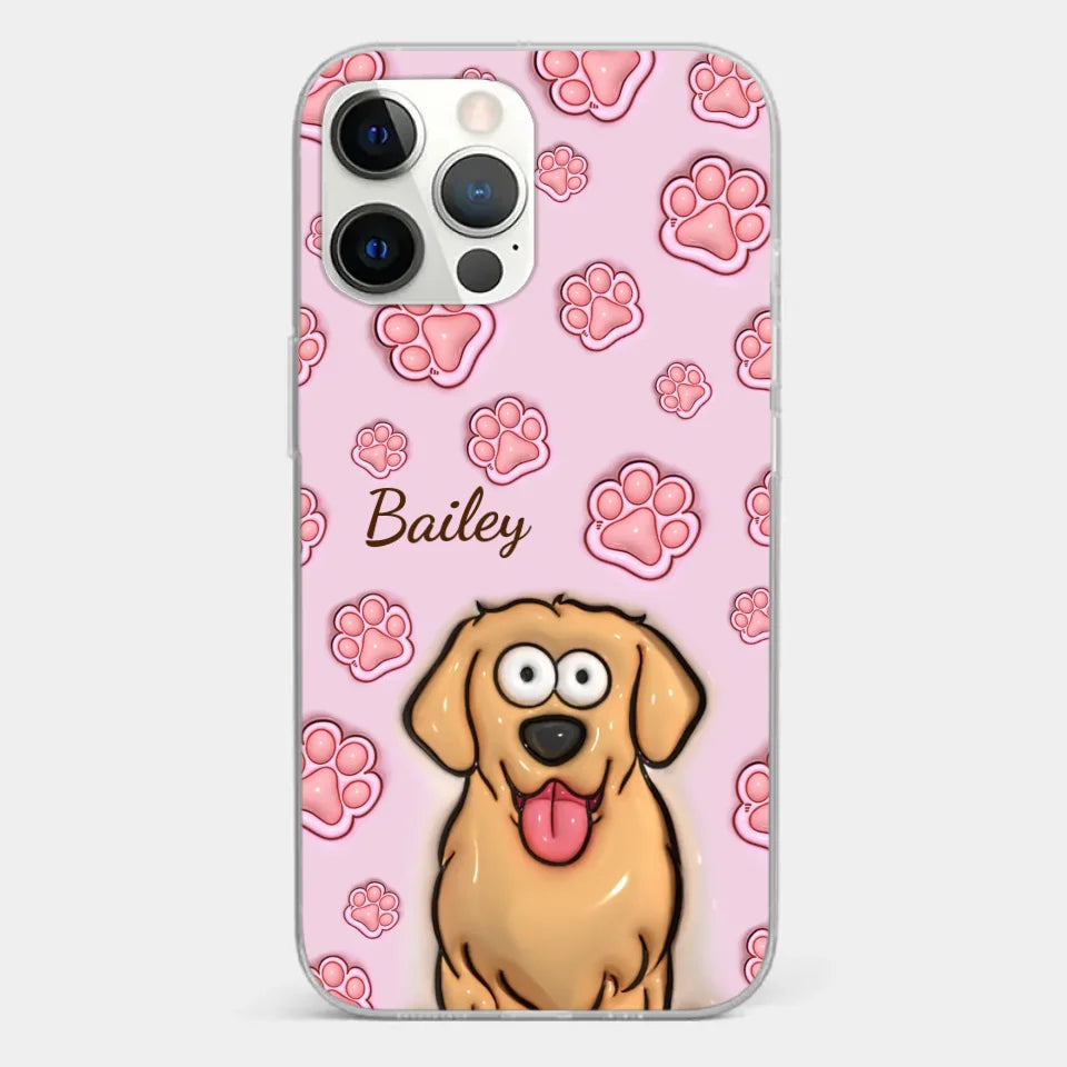 Furry Friends Are The Ultimate Healers - Dog & Cat Personalized Custom 3D Inflated Effect Printed Clear Phone Case - Gift For Pet Owners, Pet Lovers