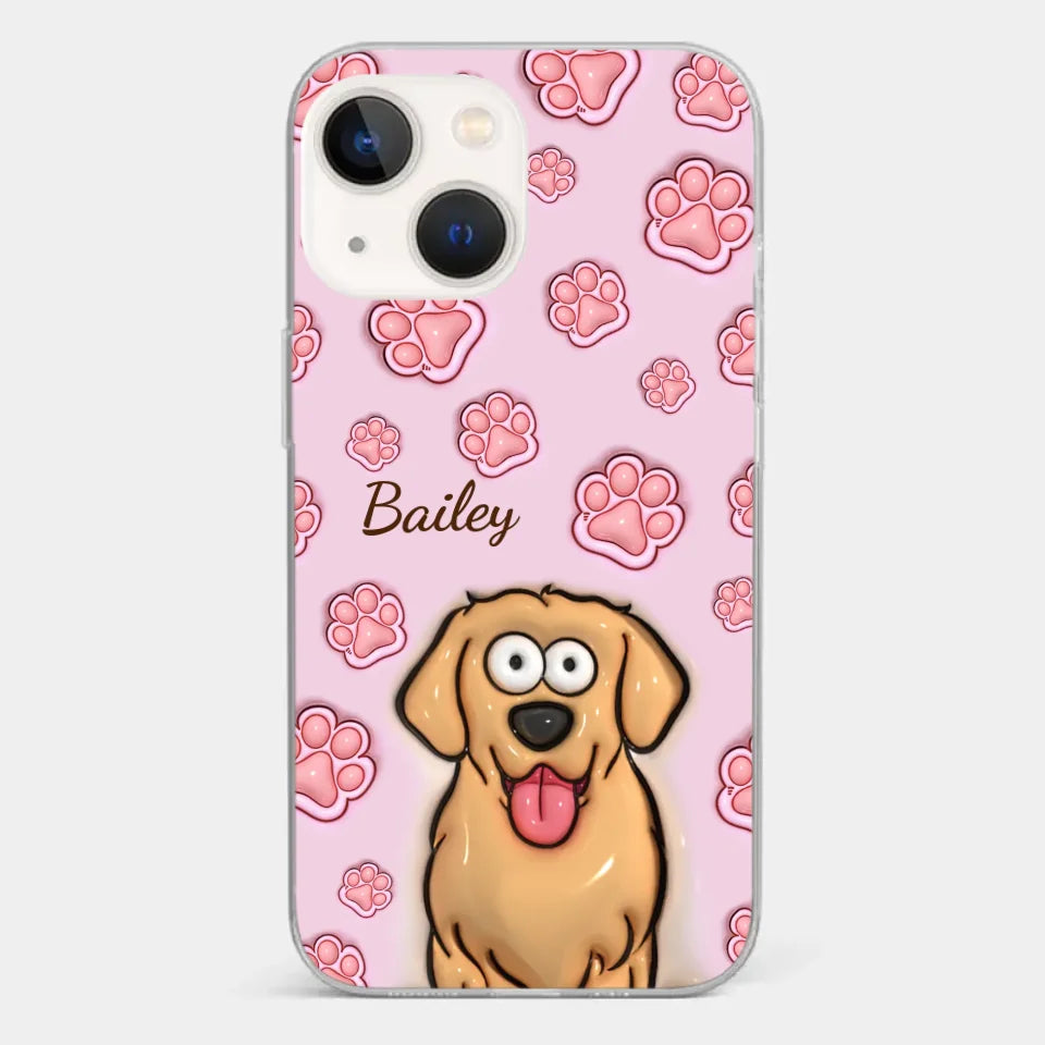 Furry Friends Are The Ultimate Healers - Dog & Cat Personalized Custom 3D Inflated Effect Printed Clear Phone Case - Gift For Pet Owners, Pet Lovers