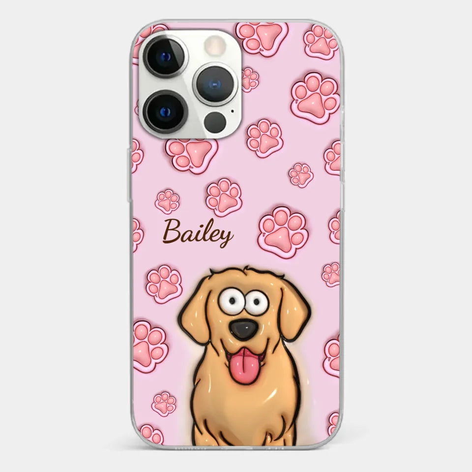 Furry Friends Are The Ultimate Healers - Dog & Cat Personalized Custom 3D Inflated Effect Printed Clear Phone Case - Gift For Pet Owners, Pet Lovers