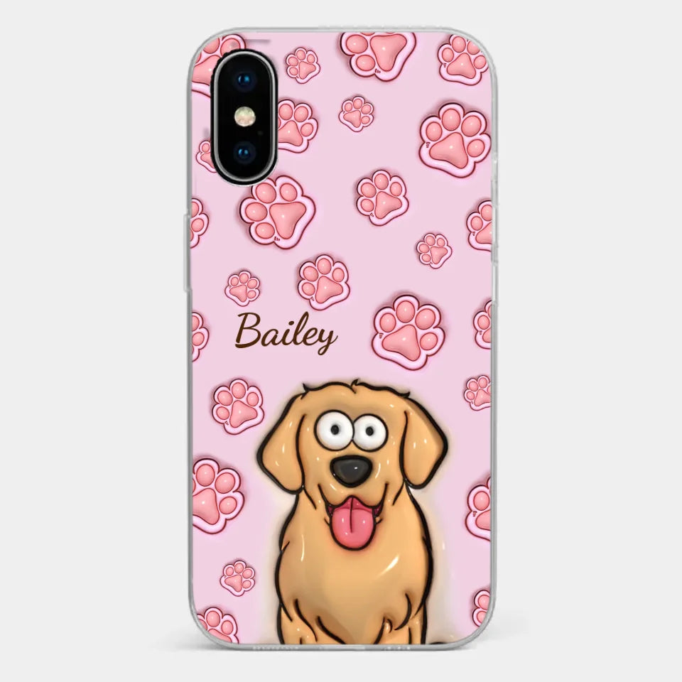Furry Friends Are The Ultimate Healers - Dog & Cat Personalized Custom 3D Inflated Effect Printed Clear Phone Case - Gift For Pet Owners, Pet Lovers