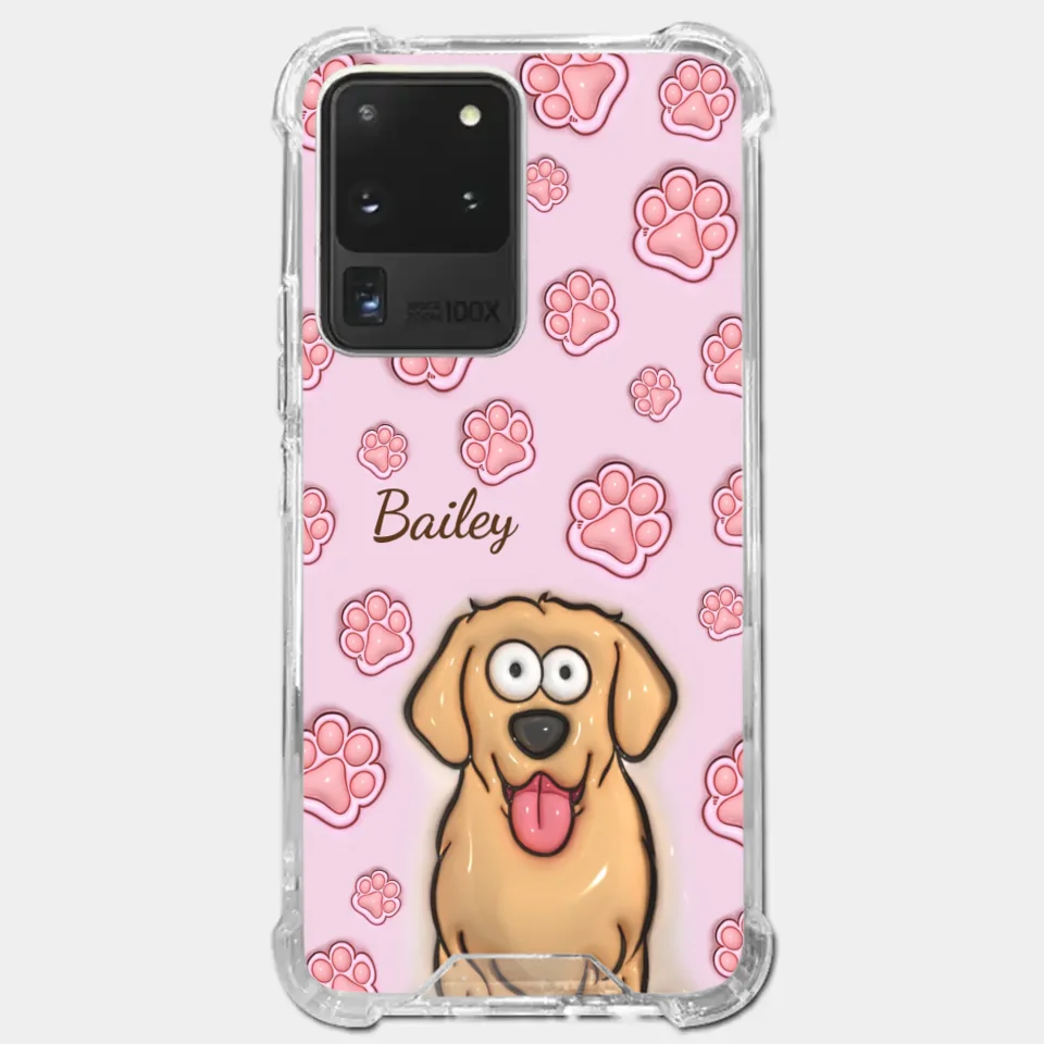 Furry Friends Are The Ultimate Healers - Dog & Cat Personalized Custom 3D Inflated Effect Printed Clear Phone Case - Gift For Pet Owners, Pet Lovers