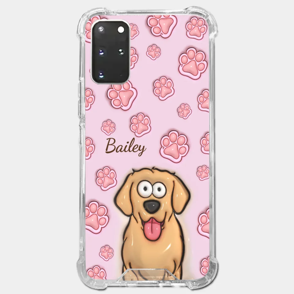 Furry Friends Are The Ultimate Healers - Dog & Cat Personalized Custom 3D Inflated Effect Printed Clear Phone Case - Gift For Pet Owners, Pet Lovers