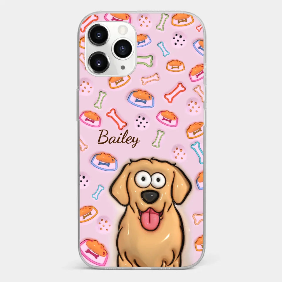 Furry Friends Don’t Just Heal Wounds, They Fill Hearts With Love - Dog Personalized Custom 3D Inflated Effect Printed Clear Phone Case - Gift For Pet Owners, Pet Lovers