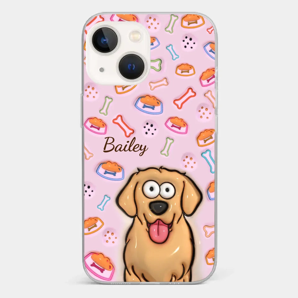 Furry Friends Don’t Just Heal Wounds, They Fill Hearts With Love - Dog Personalized Custom 3D Inflated Effect Printed Clear Phone Case - Gift For Pet Owners, Pet Lovers