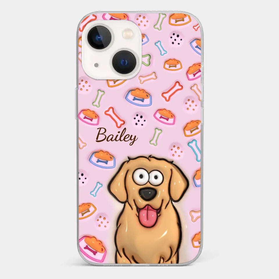 Furry Friends Don’t Just Heal Wounds, They Fill Hearts With Love - Dog Personalized Custom 3D Inflated Effect Printed Clear Phone Case - Gift For Pet Owners, Pet Lovers