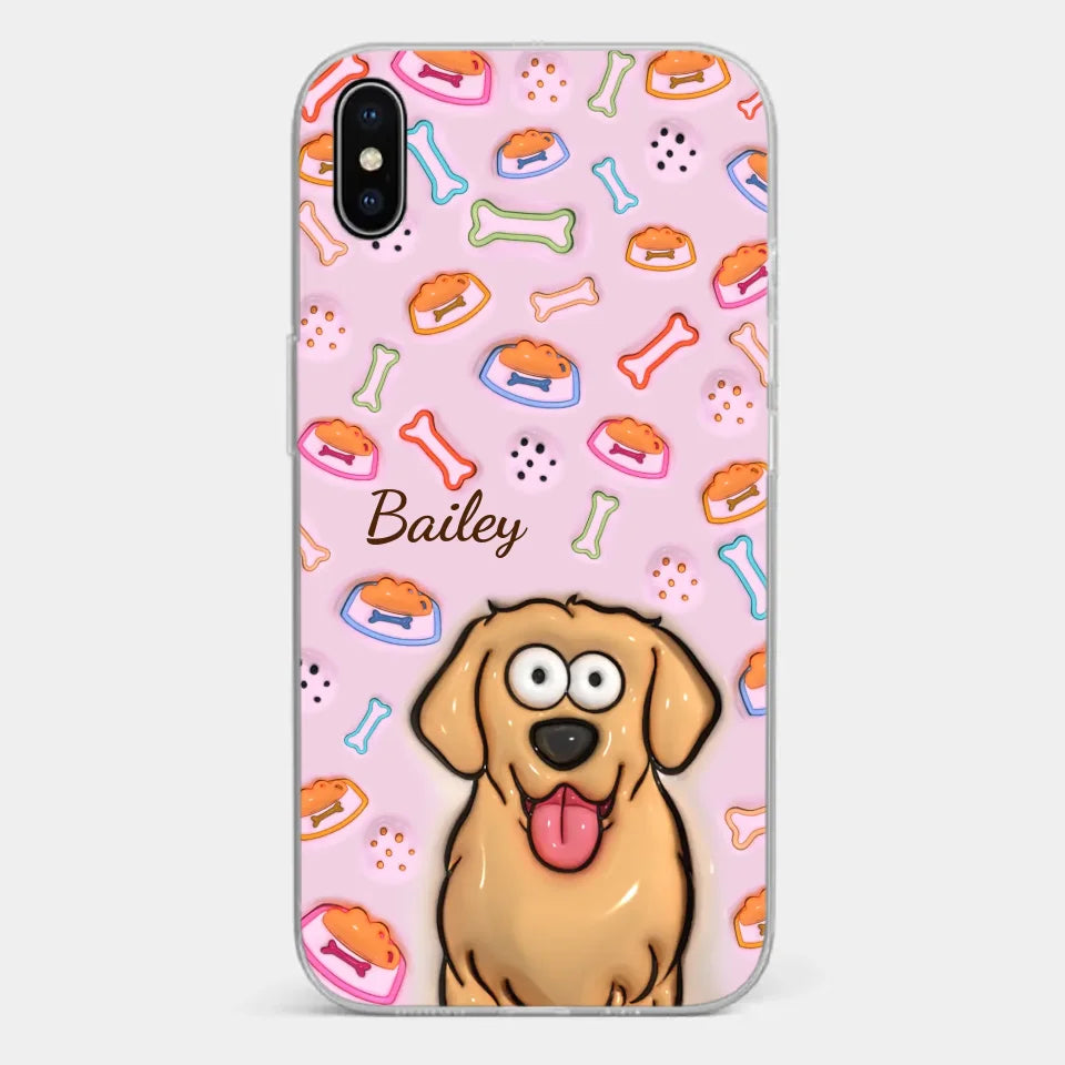 Furry Friends Don’t Just Heal Wounds, They Fill Hearts With Love - Dog Personalized Custom 3D Inflated Effect Printed Clear Phone Case - Gift For Pet Owners, Pet Lovers