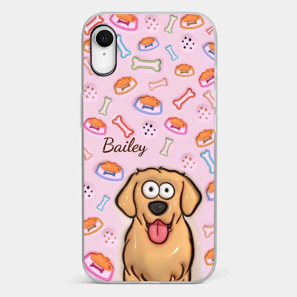 Furry Friends Don’t Just Heal Wounds, They Fill Hearts With Love - Dog Personalized Custom 3D Inflated Effect Printed Clear Phone Case - Gift For Pet Owners, Pet Lovers