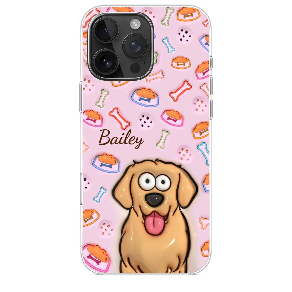 Furry Friends Don’t Just Heal Wounds, They Fill Hearts With Love - Dog Personalized Custom 3D Inflated Effect Printed Clear Phone Case - Gift For Pet Owners, Pet Lovers