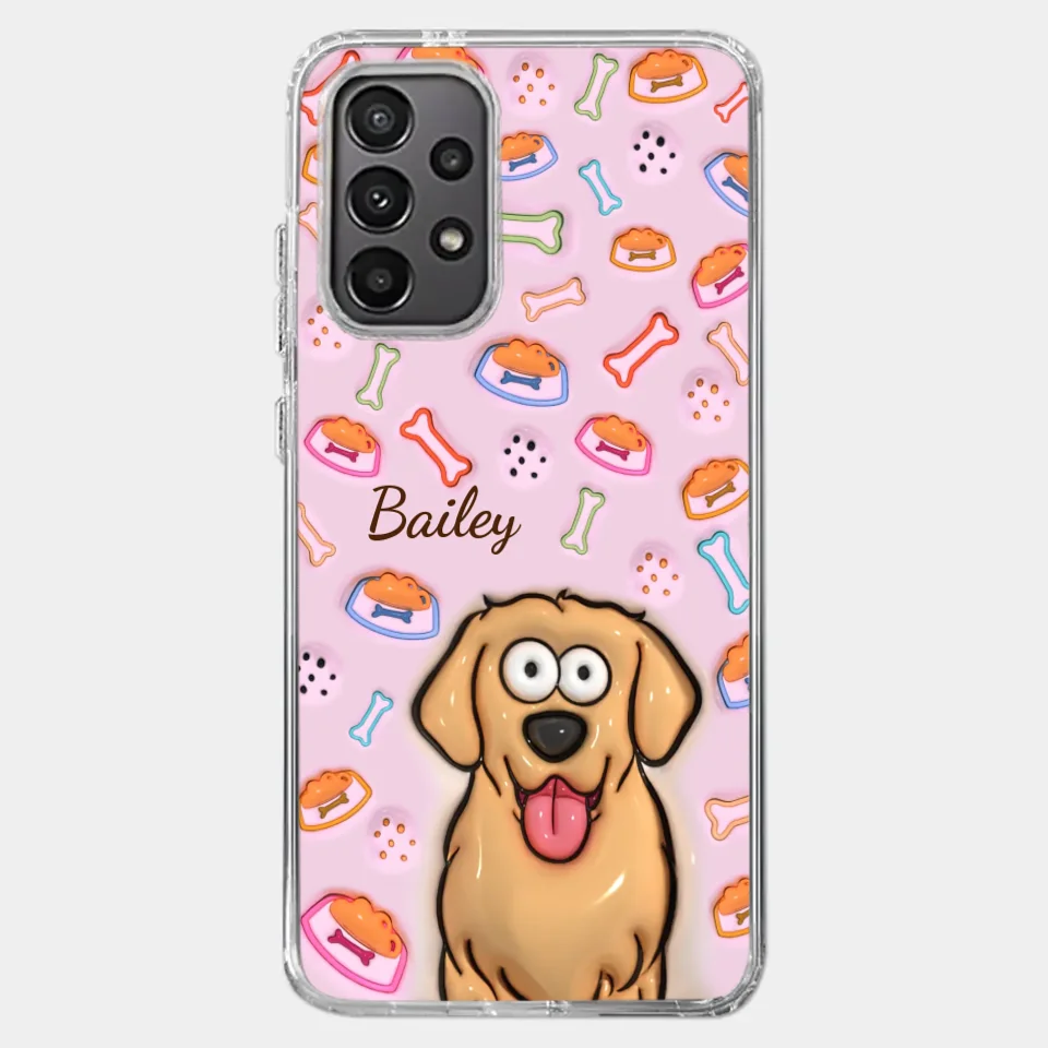 Furry Friends Don’t Just Heal Wounds, They Fill Hearts With Love - Dog Personalized Custom 3D Inflated Effect Printed Clear Phone Case - Gift For Pet Owners, Pet Lovers