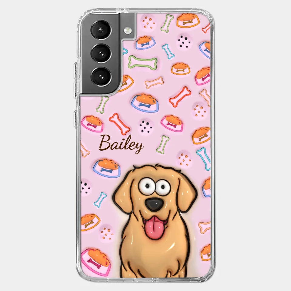 Furry Friends Don’t Just Heal Wounds, They Fill Hearts With Love - Dog Personalized Custom 3D Inflated Effect Printed Clear Phone Case - Gift For Pet Owners, Pet Lovers