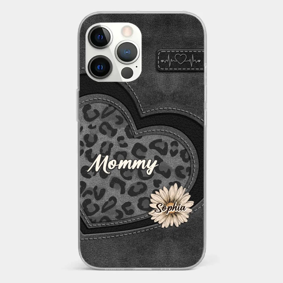 You Are My Forever Flower, Mom - Family Personalized Custom Clear Phone Case - Gift For Mom, Grandma