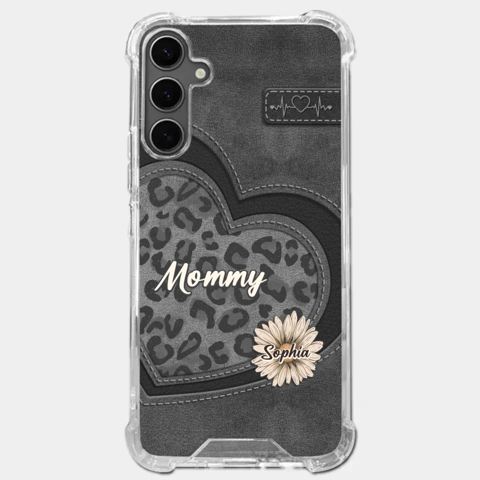 You Are My Forever Flower, Mom - Family Personalized Custom Clear Phone Case - Gift For Mom, Grandma