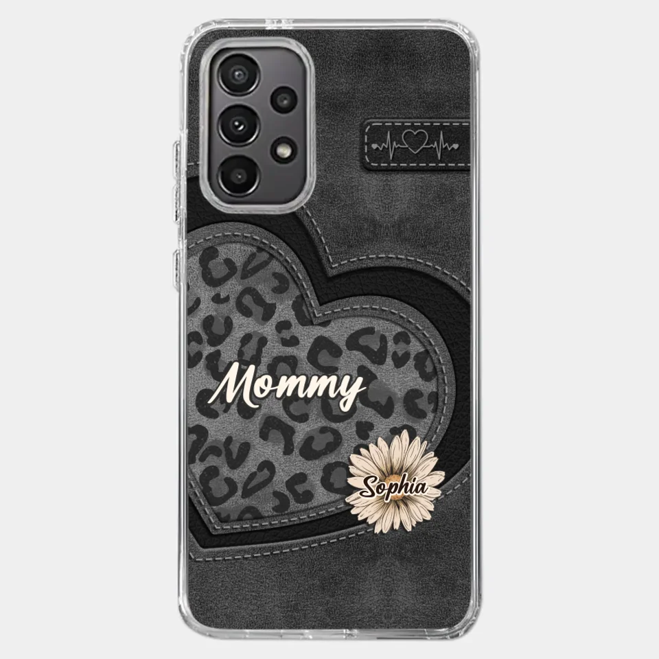 You Are My Forever Flower, Mom - Family Personalized Custom Clear Phone Case - Gift For Mom, Grandma
