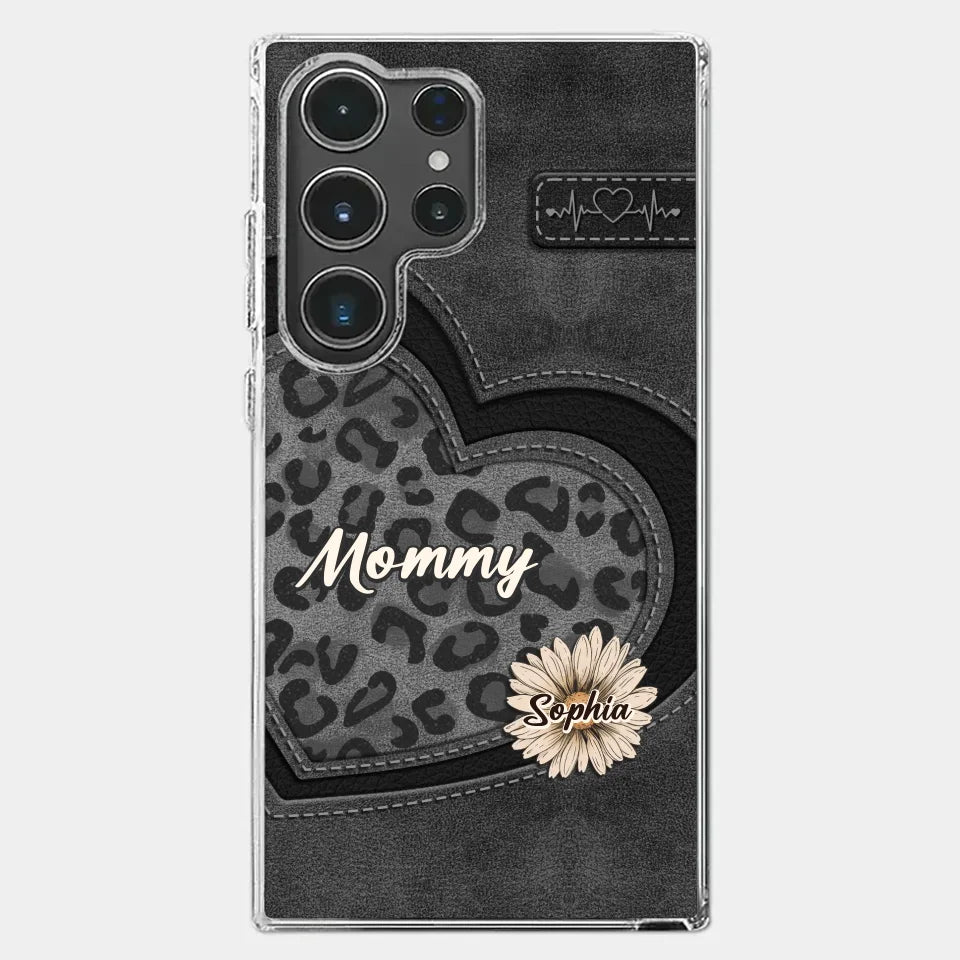 You Are My Forever Flower, Mom - Family Personalized Custom Clear Phone Case - Gift For Mom, Grandma