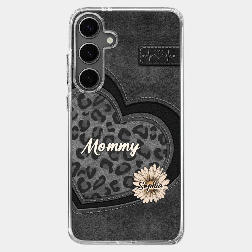 You Are My Forever Flower, Mom - Family Personalized Custom Clear Phone Case - Gift For Mom, Grandma