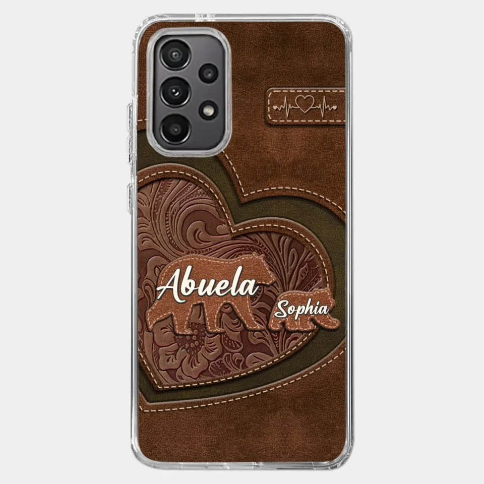 Every Hug From Grandma Felt Like Coming Home - Family Personalized Custom Clear Phone Case - Gift For Mom, Grandma