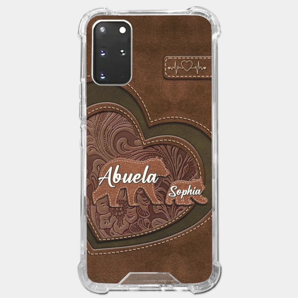 Every Hug From Grandma Felt Like Coming Home - Family Personalized Custom Clear Phone Case - Gift For Mom, Grandma