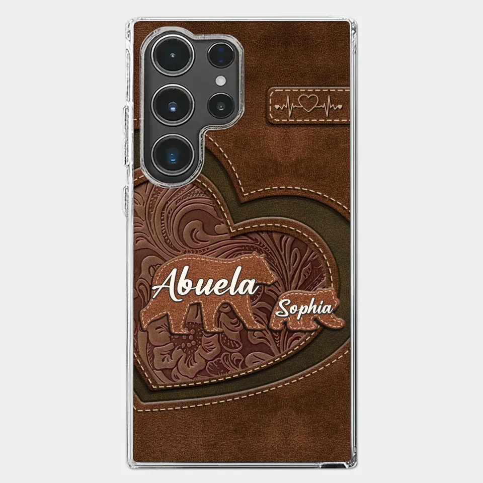 Every Hug From Grandma Felt Like Coming Home - Family Personalized Custom Clear Phone Case - Gift For Mom, Grandma