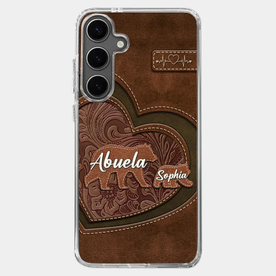 Every Hug From Grandma Felt Like Coming Home - Family Personalized Custom Clear Phone Case - Gift For Mom, Grandma