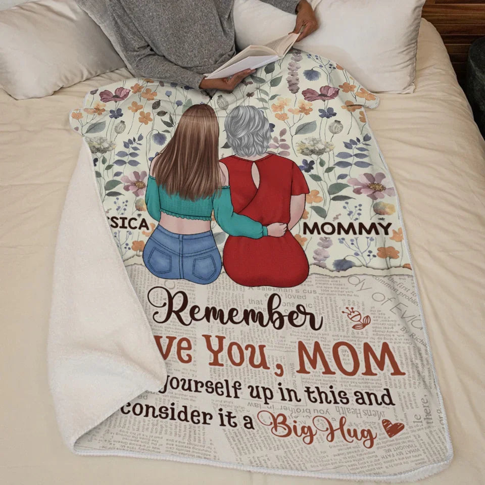 Remember I Love You - Family Personalized Custom Blanket - Gift For Mom, Daughter