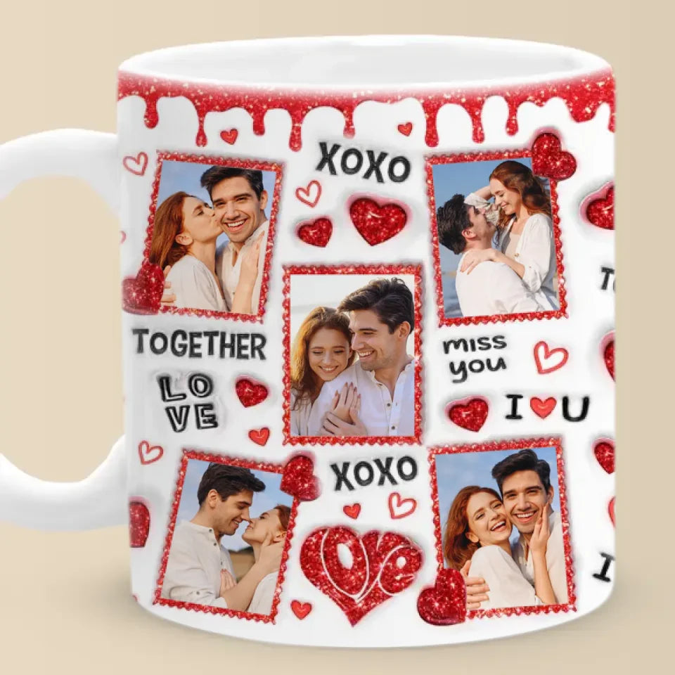 Custom Photo You’re My Favorite Notification - Couple Personalized Custom 3D Inflated Effect Printed Mug - Gift For Husband Wife, Anniversary