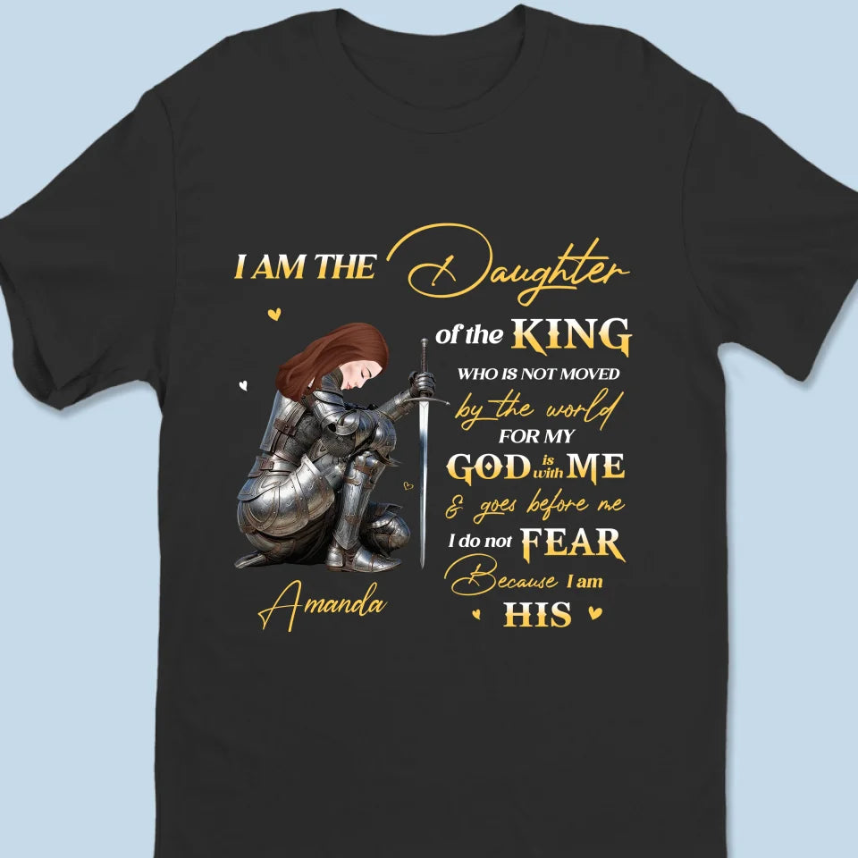 I Do Not Fear - Family Personalized Custom Unisex T-shirt, Premium T-shirt, Hoodie - Gift For Yourself, Best Friends, Siblings, Family Members