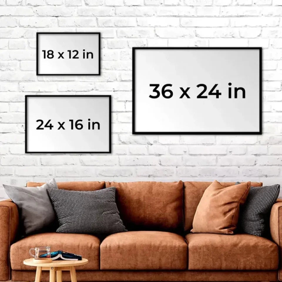 Grandchildren Make Life More Grand - Family Personalized Custom Horizontal Poster - Gift For Grandma, Grandpa, Grandkid
