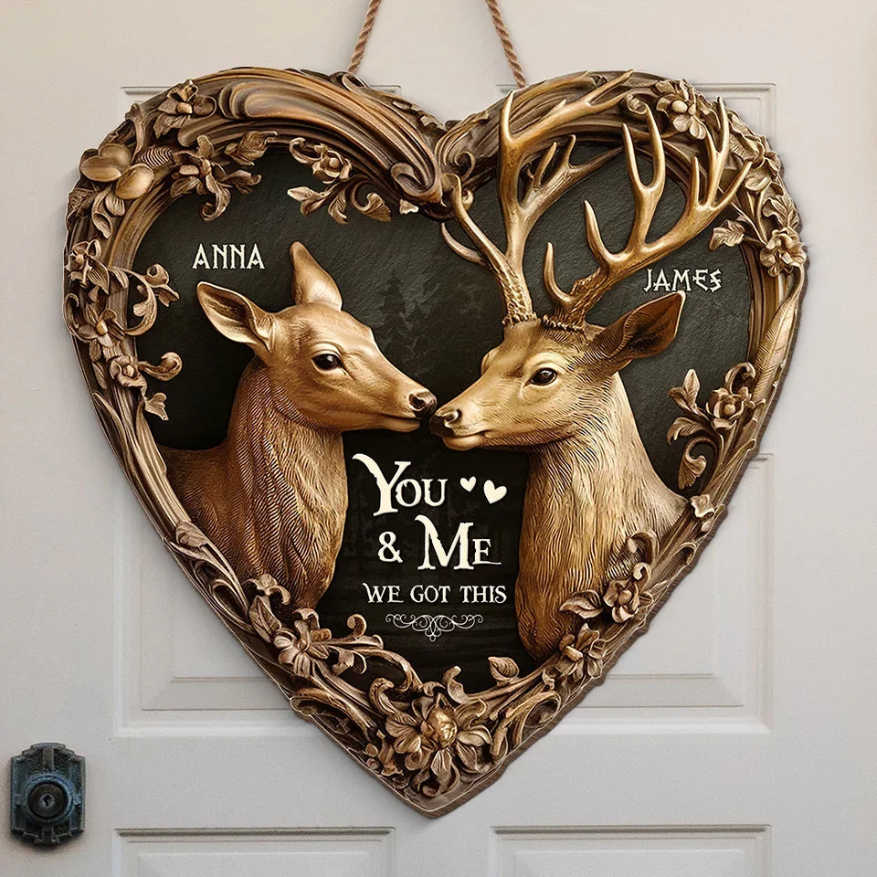 Love Is The Greatest Adventure - Couple Personalized Custom Home Decor Wood Sign - Gift For Husband Wife, Anniversary