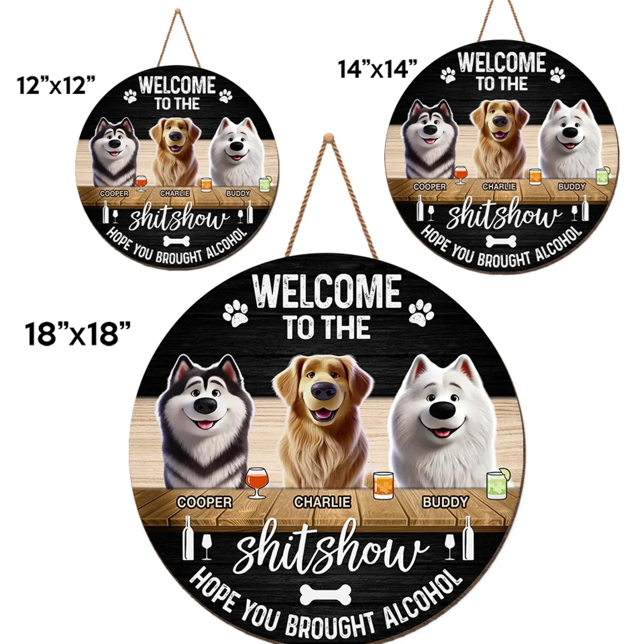 Go Away Unless You Have Dog Treats - Dog Personalized Custom Home Decor Wood Sign - House Warming Gift For Pet Owners, Pet Lovers
