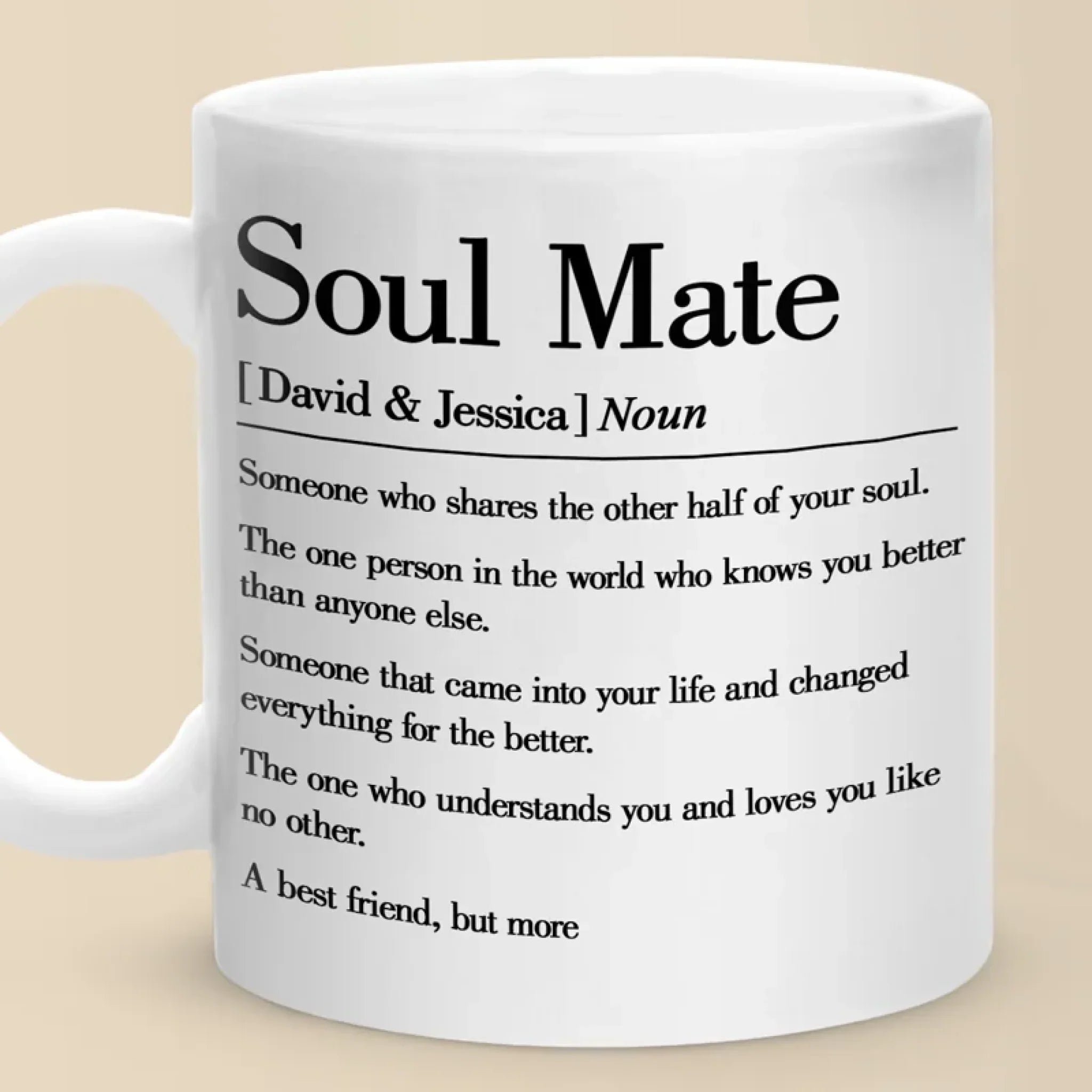 Love Brought Us Together - Couple Personalized Custom Mug - Gift For Husband Wife, Anniversary