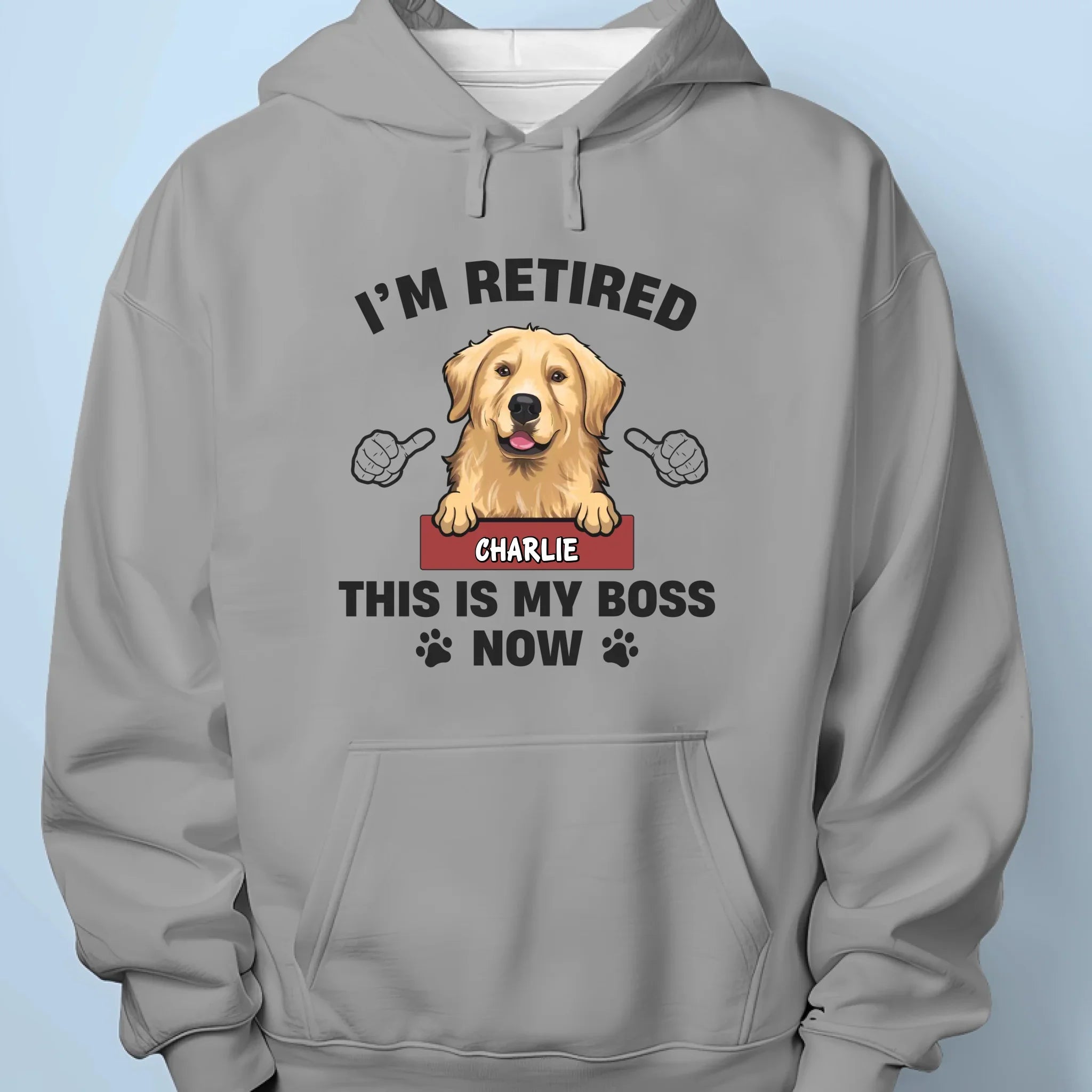 Stay Pawsitive - Personalized Custom Unisex T-shirt, Premium T-shirt, Hoodie - Appreciation, Retirement Gift For Coworkers, Work Friends, Colleagues, Pet Owners, Pet Lovers
