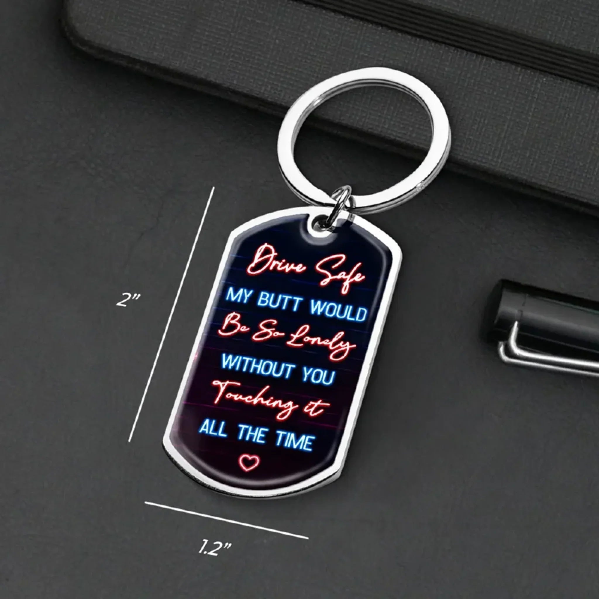 With You, I’ve Found My Forever - Couple Personalized Custom Keychain - Gift For Husband Wife, Anniversary