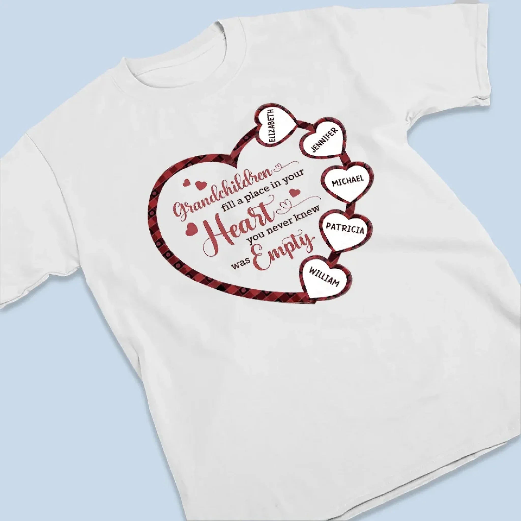 Grandkids Make Life Grand - Family Personalized Custom Unisex T-shirt, Premium T-shirt, Hoodie - Gift For Grandma, Grandpa, Grandkid