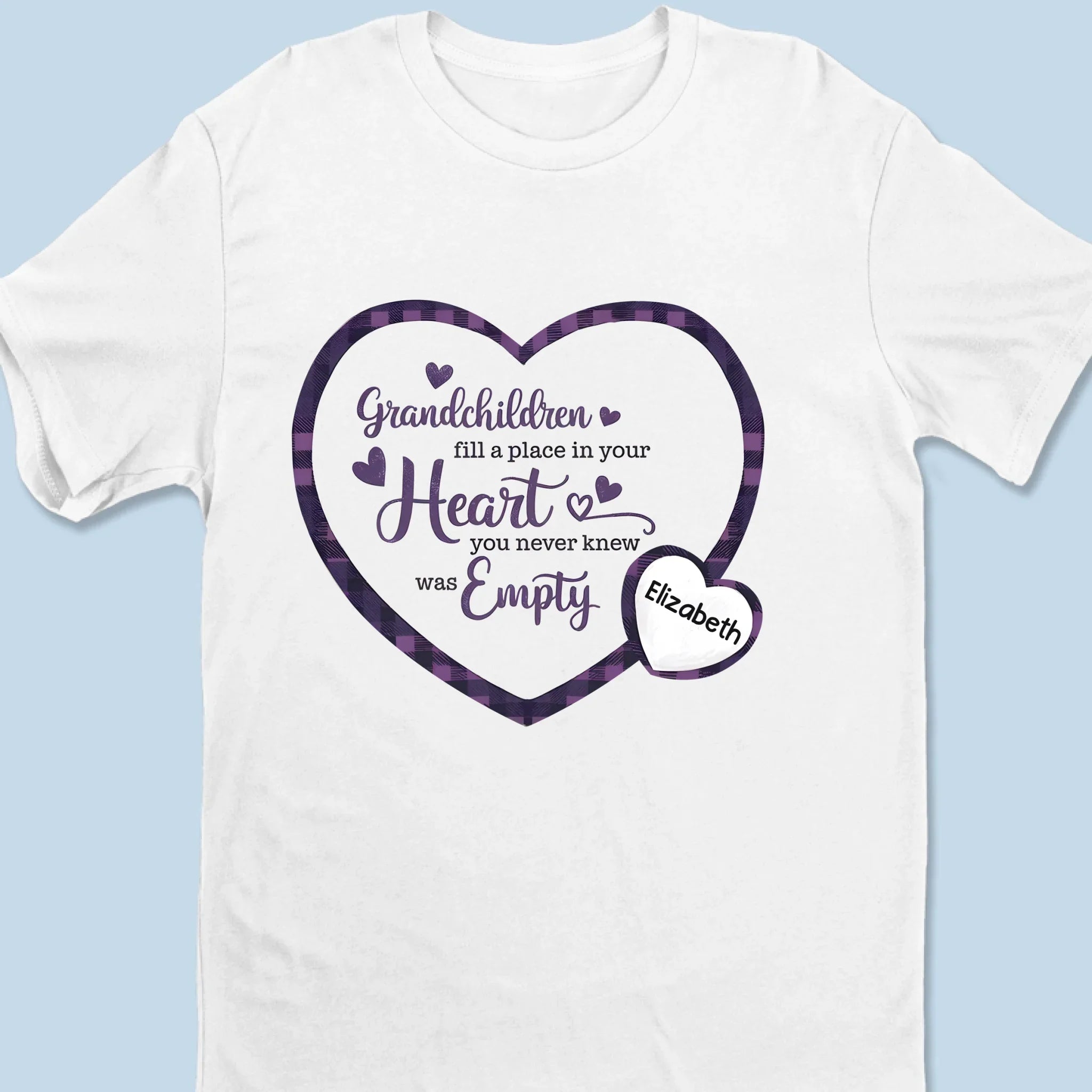 Grandchildren Are The Joy Of Our Hearts - Family Personalized Custom Unisex T-shirt, Premium T-shirt, Hoodie - Gift For Grandma, Grandpa, Grandkid