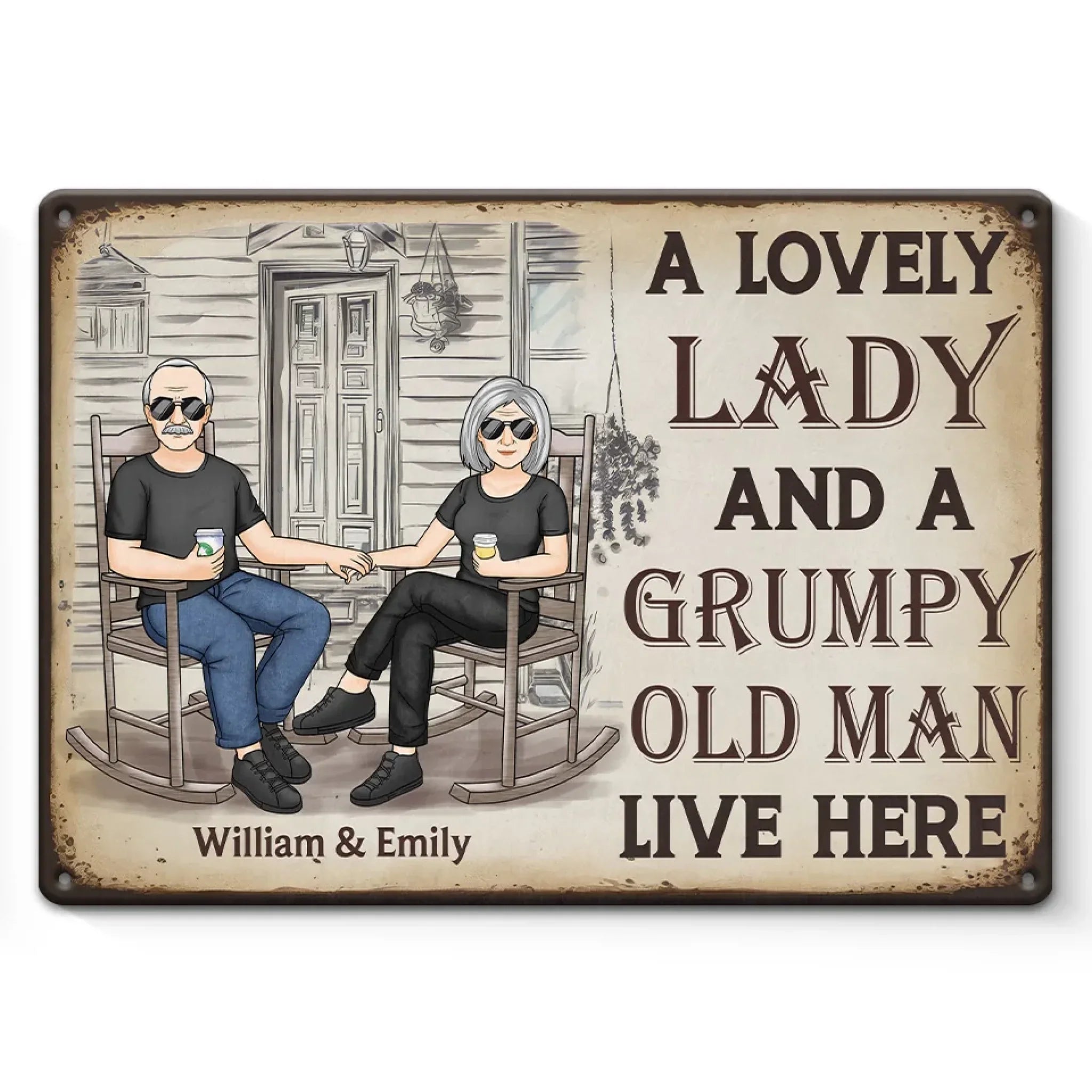 A Lifetime Of Love Is The Sweetest Gift - Couple Personalized Custom Home Decor Metal Sign - House Warming Gift For Husband Wife, Anniversary