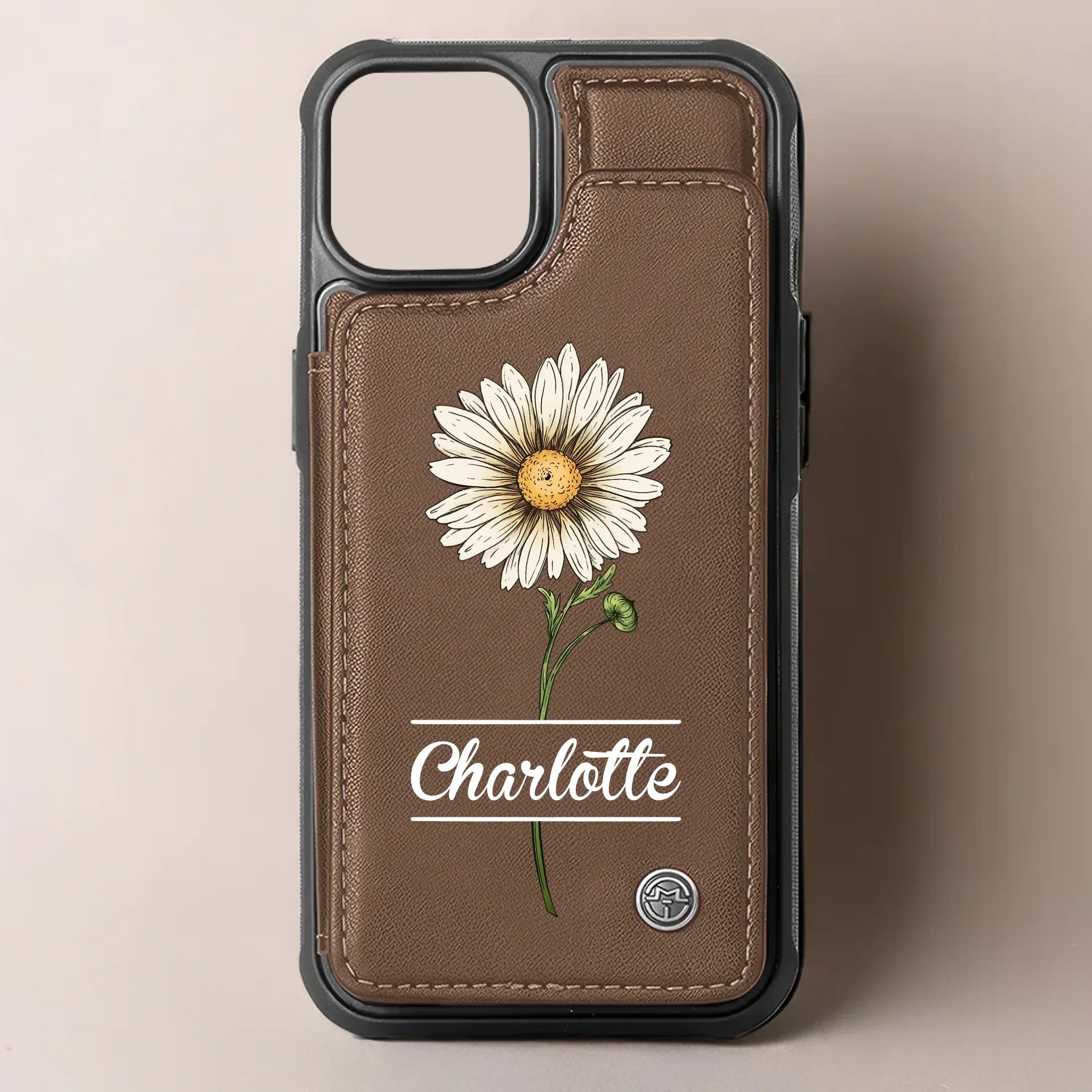You Are Enough, Just As You Are - Family Personalized Custom Leather Flip Wallet Phone Case - Gift For Yourself, Best Friends, Siblings, Family Members