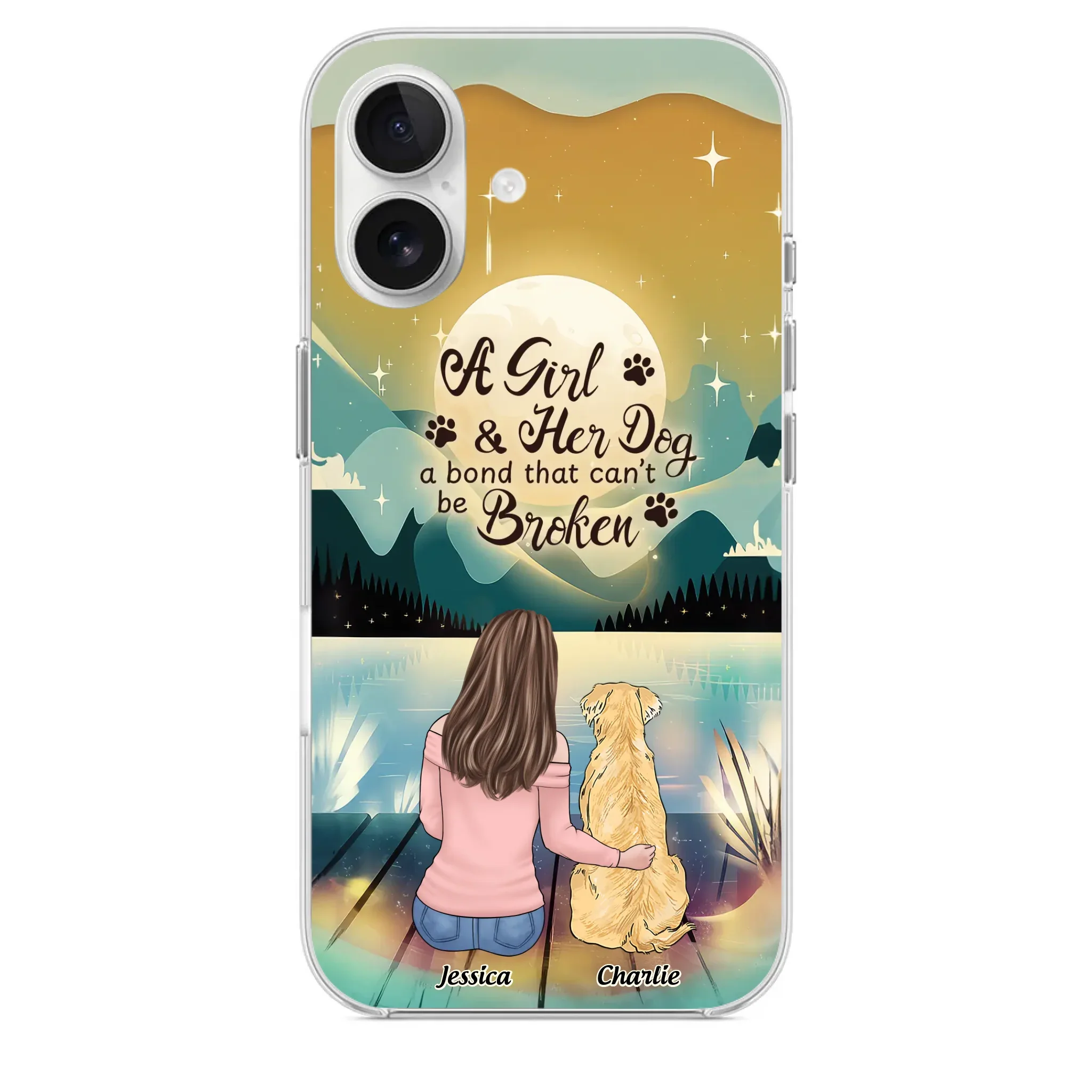 Unconditional Fur-love - Dog Personalized Custom Clear Phone Case - Gift For Pet Owners, Pet Lovers