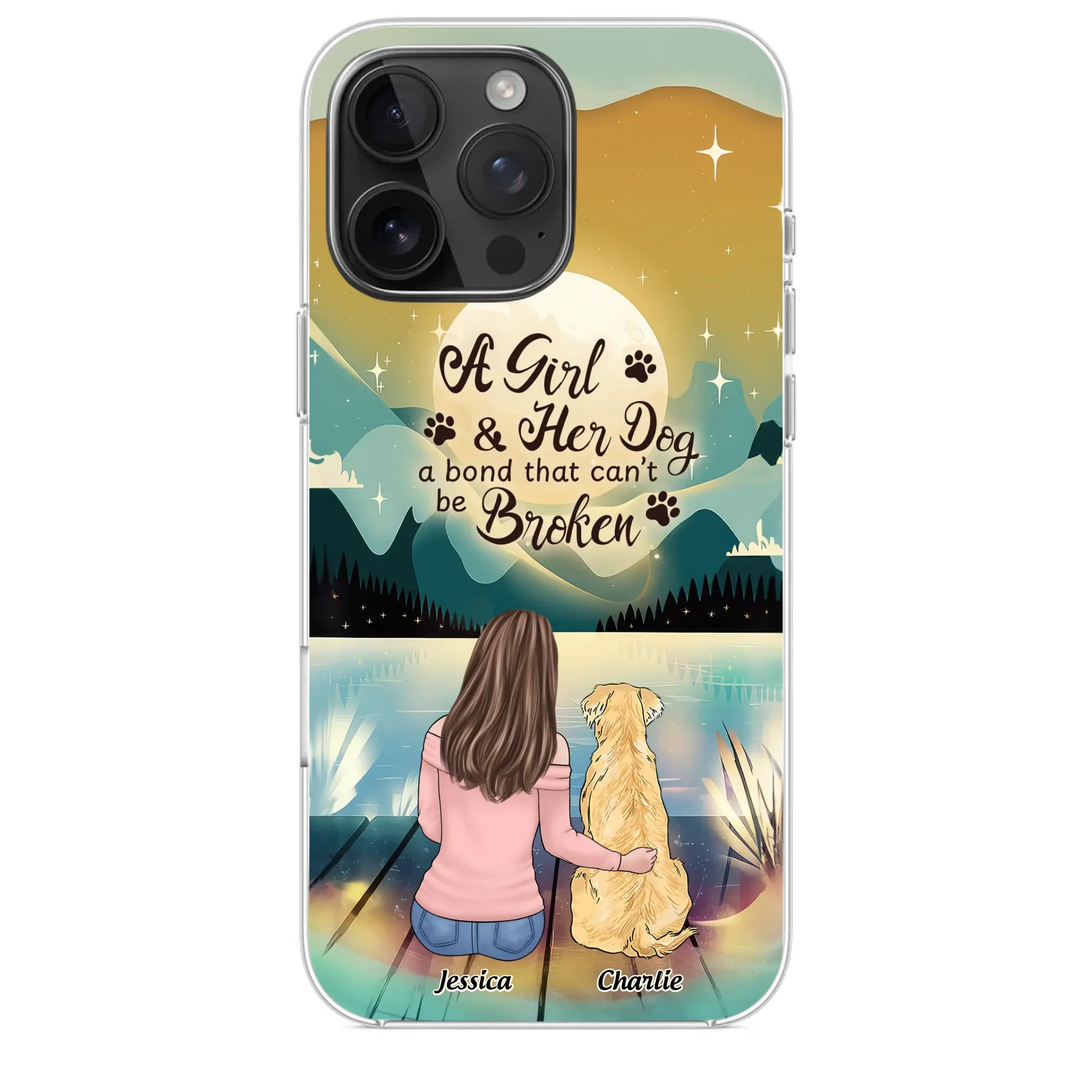 Unconditional Fur-love - Dog Personalized Custom Clear Phone Case - Gift For Pet Owners, Pet Lovers
