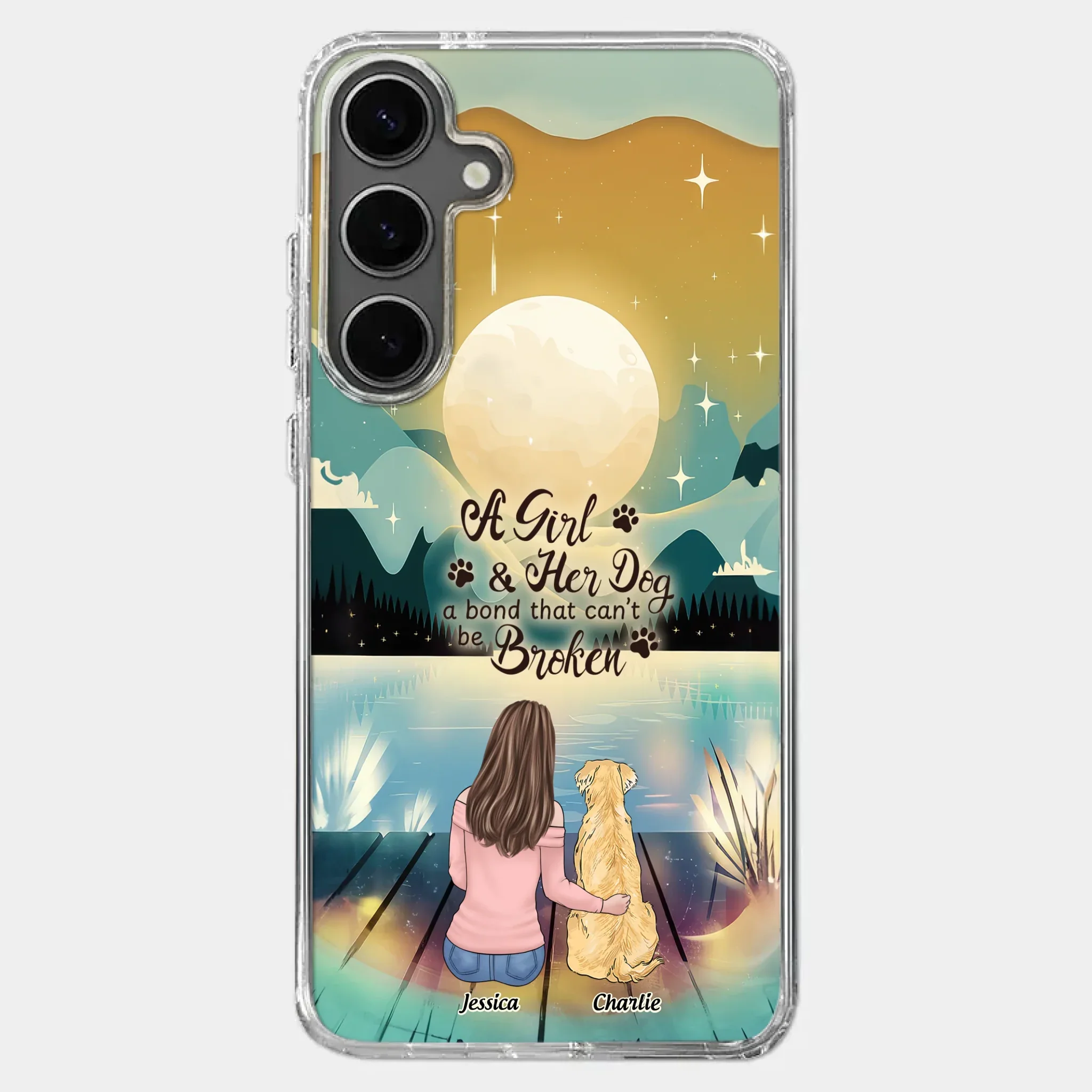 Unconditional Fur-love - Dog Personalized Custom Clear Phone Case - Gift For Pet Owners, Pet Lovers