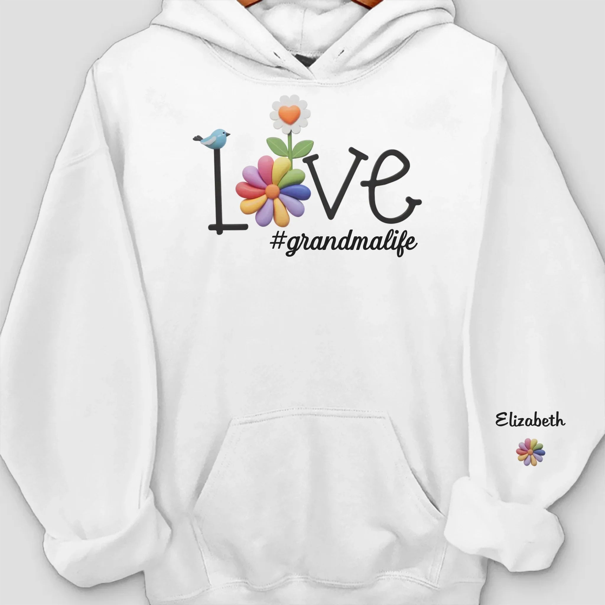 Love Recognizes No Barriers - Family Personalized Custom Unisex Sweatshirt, Hoodie With Design On Sleeve - Gift For Mom, Grandma